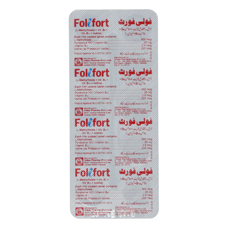 Folifort Tab 2x10's