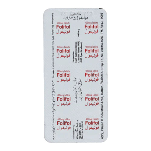 Folifol Tab 400mcg 30's