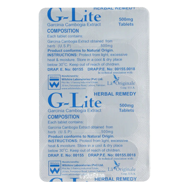 G-Lite Tab 500mg 30's