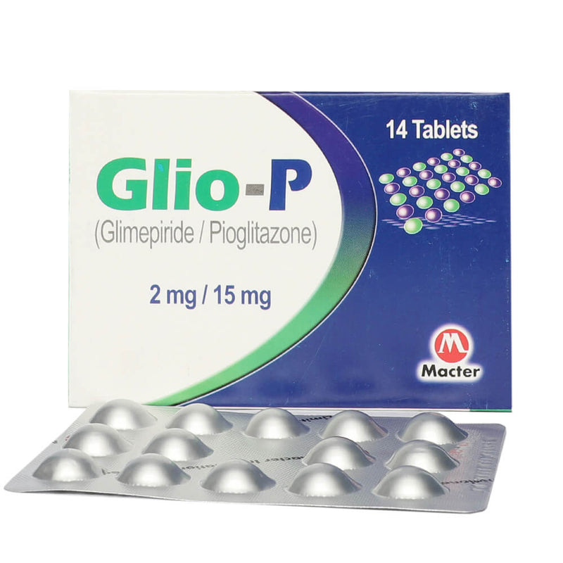 Glio-P Tab 2mg/30mg 14's