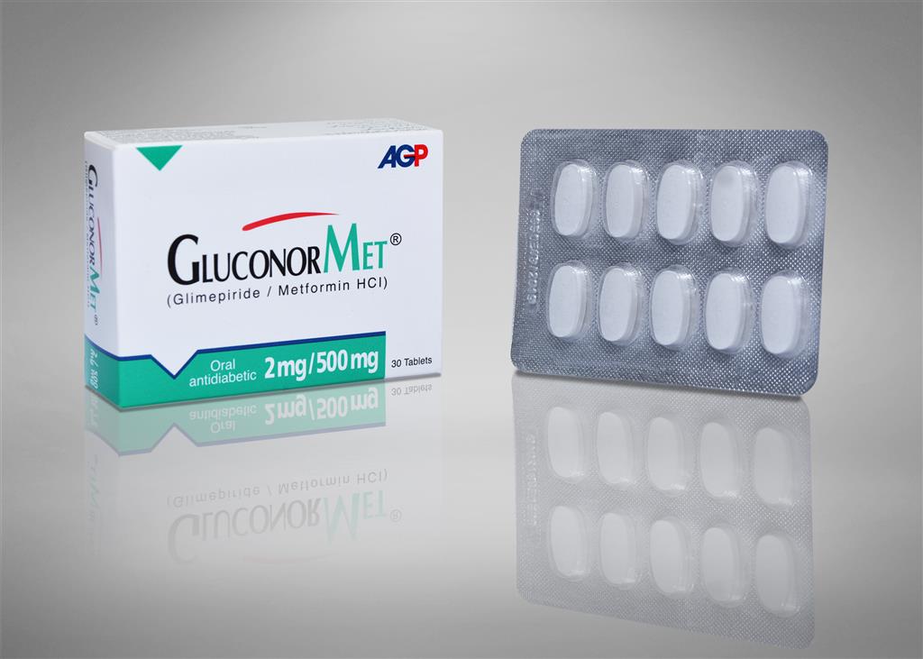 Gluconormet Tab 2mg/500mg 30's