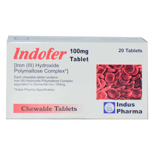 Indofer Tab 100mg 20's