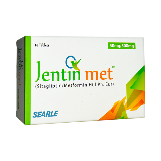 Jentin Met Tab 50mg/500mg 14's