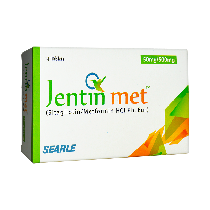 Jentin Met Tab 50mg/500mg 14's