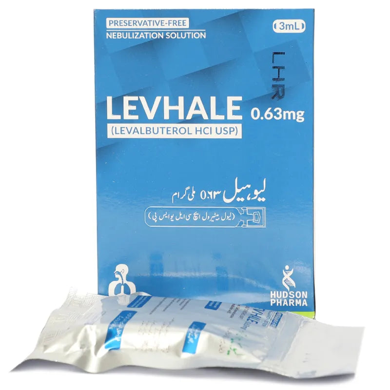 Levhale Respules 0.63mg/3ml 20's