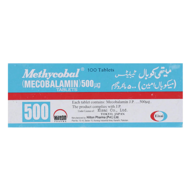 Methycobal Tab 500mcg 100's