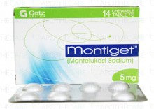 Montiget Tab 5mg 2x7's