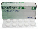 Neodipar Tab 850mg 3x10's