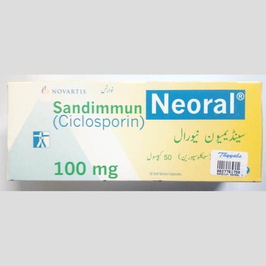 Sandimmun Neoral Cap 100mg 50's