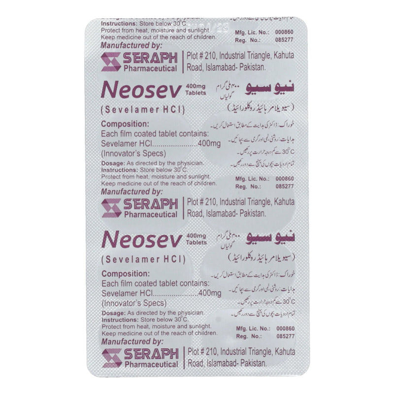 Neosev Tab 400mg 30's