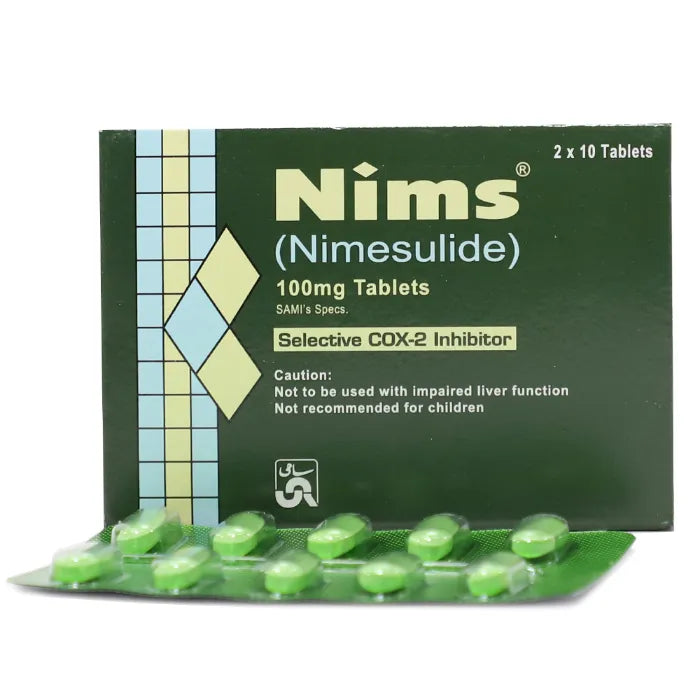 Nims Tab 100mg 2x10's