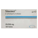 Sinemet Tab 25mg/250mg 10x10's