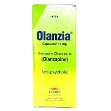 Olanzia Cap 10mg 1x10's