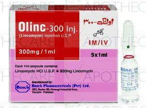 Olinc Inj 300mg 5Ampx1ml