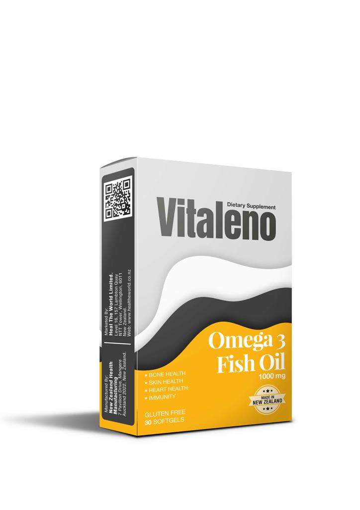 Vitaleno Omega 3 Fish Opl 100Mg Softgels