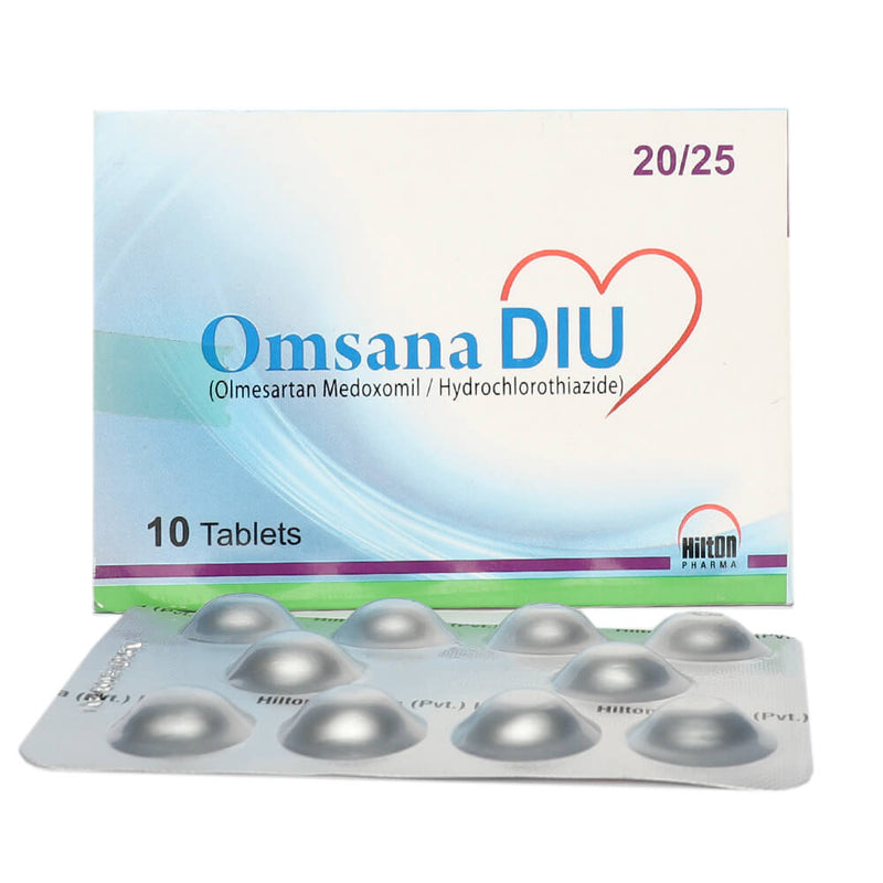 Omsana-DIU Tab 20mg/25mg 10's