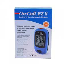 On Call Ez II Blood Glucose Monitoring System Kit 1's