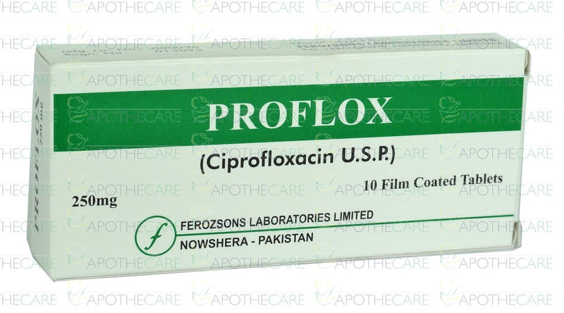 Proflox Tab 250mg 10's