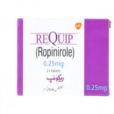 Requip Tab 0.25mg 21's