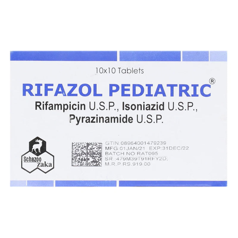 Rifazol Pediatric Tab 10x10's