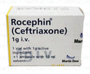 Rocephin IV Inj 1gm 1Vial