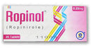 Ropinol Tab 0.25mg 2x10's