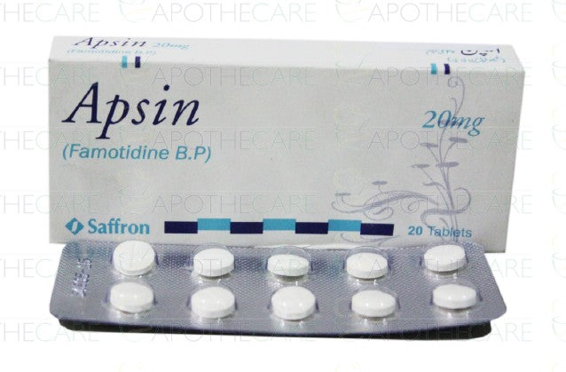 Apsin Tab 20mg 2x10's