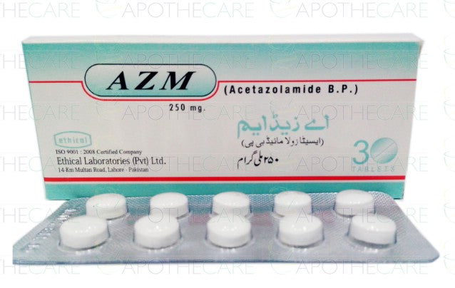 Azm Tab 250mg 10's