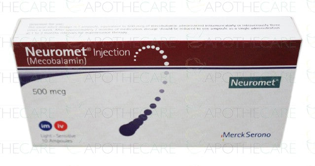 Neuromet Inj 500mcg 1Ampx1ml – Ailaaj