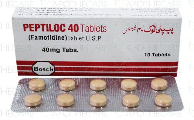 Peptiloc Tab 40mg 1x10's