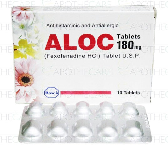 Aloc Tab 180mg 10's