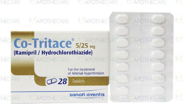 Co-Tritace Tab 5mg/25mg 2x14's