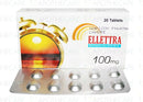 Ellettra Tab 100mg 2x10's