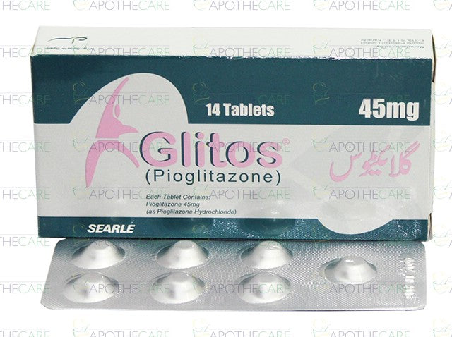 Glitos Tab 45mg 14's