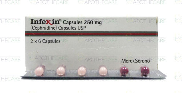 Infexin Cap 250mg 2x6's