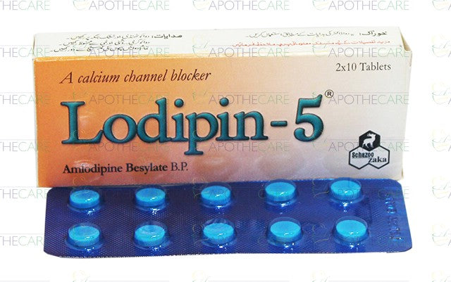 Lodipin-5 Tab 5mg 2x10's