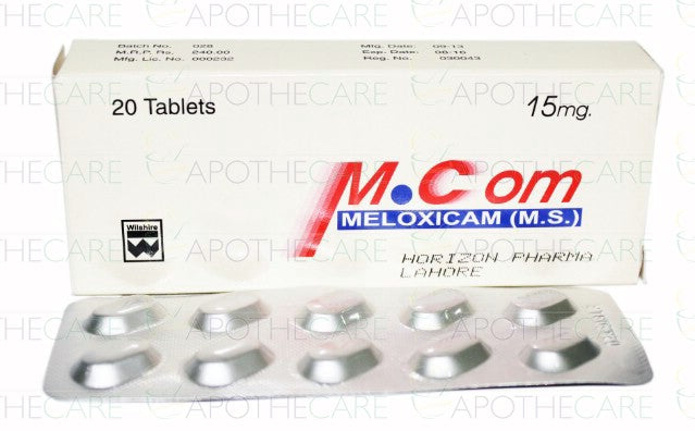 M.Com Tab 15mg 2x10's