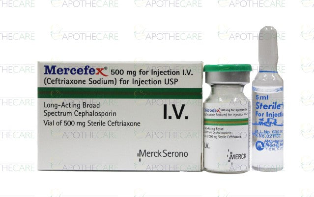 Mercefex IV Inj 500mg 1Vial