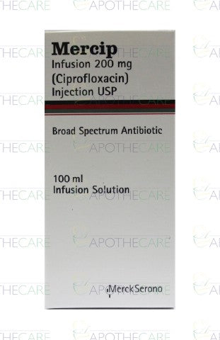 Mercip IV Inf 200mg 1Vialx100ml