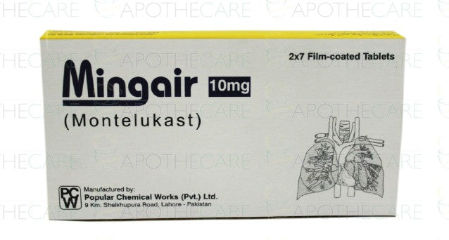 Mingair Tab 10mg 14's