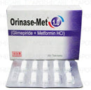 Orinase-Met Tab 1mg/500mg 30's