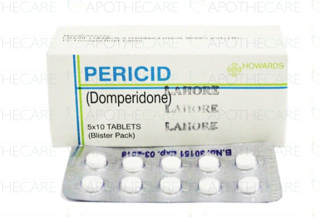 Pericid Tab 10mg 5x10's