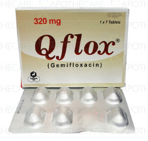 Qflox Tab 320mg 1x7's