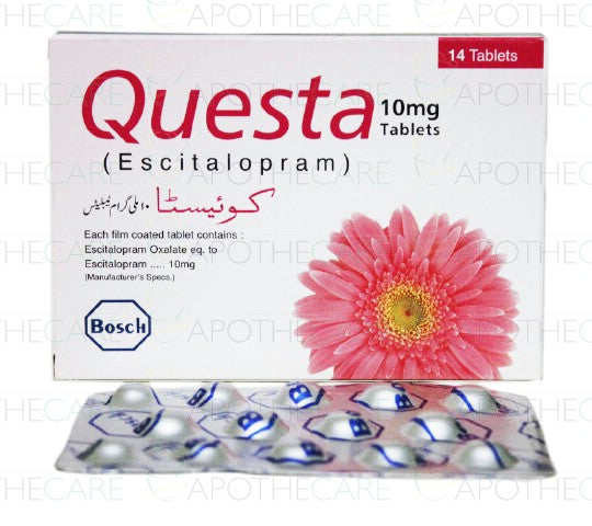 Questa Tab 10mg 14's