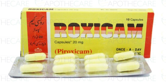 Roxicam Cap 20mg 1x10's