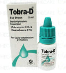 Tobra D Eye Drops 0.3%/0.1% 5ml