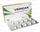 Vedicar Tab 25mg 10's