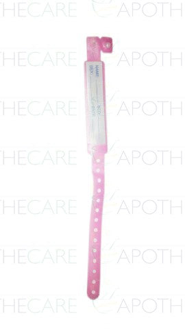 Adult Identification Bracelet Pink 100's