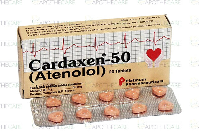 Cardaxen Tab 50mg 2x10's