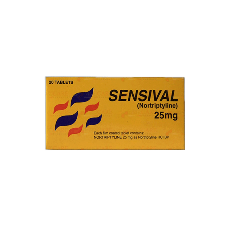 Sensival Tab 25mg 20's